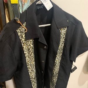 Men’s Leopard Bowling shirt